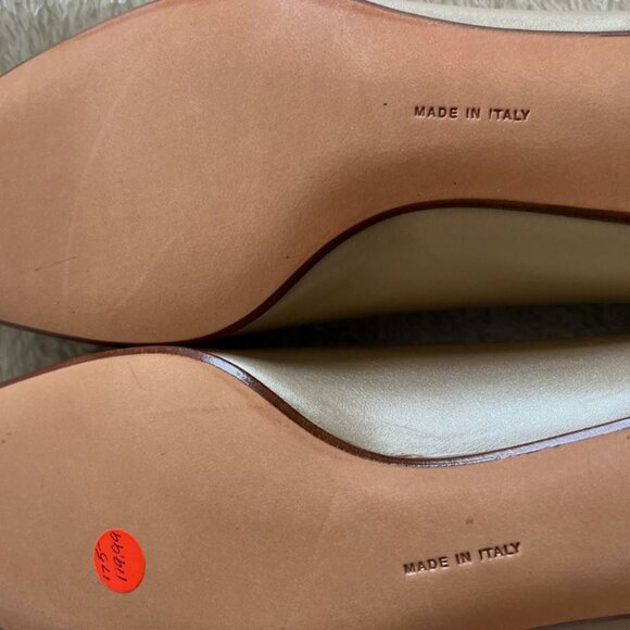 Brand New Salvatore Ferragamo liceo Women sz 5.5 b Tan Deserto Calf shoes - Picture 8 of 9